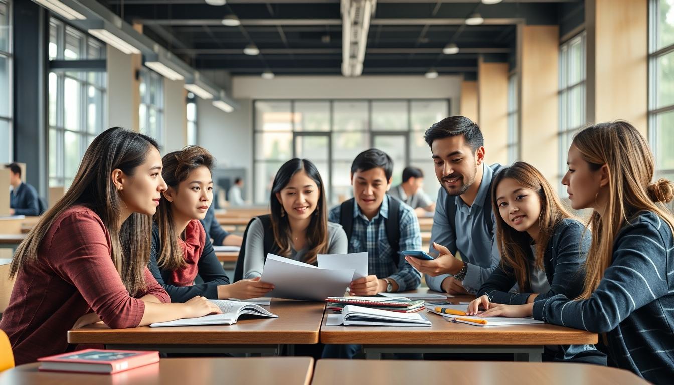 Students and educational resources in a modern learning environment